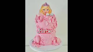 Barbie doll cake decorating ideas| Barbie doll theme cake design| #cake #barbie #shorts #dollcake