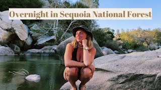 Birthday Road Trip (pt .1) // Hot Springs and Camping in Sequoia National Forest