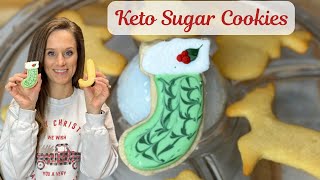 Keto Sugar Cookies & Keto Royal Icing | Gluten free