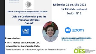 "Fortalecimiento de la Función Cognitiva en Personas Mayores"