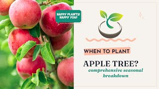 🍀🍎 When to Plant Apple Trees: A Comprehensive Seasonal Breakdown