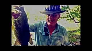 NJ Bass Fishing - Watch Ken Beam wrangle up a Bass using top-water Mouse