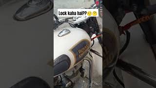 Only Few people know about this feature 😁😁 Bullet 350 ko lock kaise kare?🤔🤔 #bullet #royalenfield