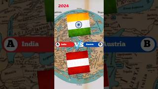 India VS Austria. Countries Comparison. #shorts