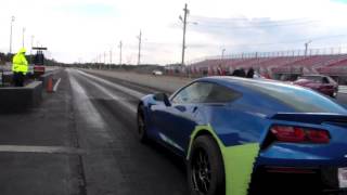 ECS '14 C7 Corvette Baseline Testing 412whp/413wtq and 11.90@118mph 7 Speed Manual