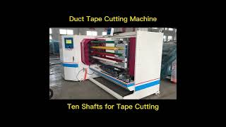 Ten-shaft Roll Tape Cutting Machine Tape Cutter for Duct Tape Masking Tape Medical Tape BOPP Tape