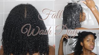 Fall Wash Day Routine | Low Porosity Hair | Desia Jean