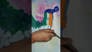 Happy Republic  Day #painting #acrylicpainting #easyart #artwork #youtubeshorts