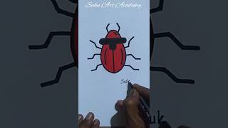 Bug Satisfying Coloring Relaxing #shorts #satisfying #coloring #painting #️⃣21