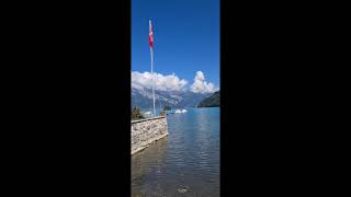 Lake Brienz in Iseltwald, Switzerland