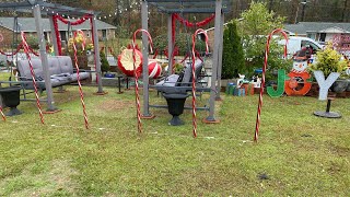 Updates outside Christmas Decorating Ideas & garden tour 2024.