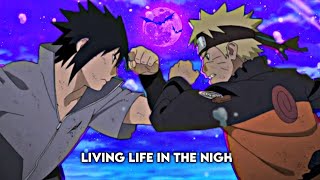 Living Life In The Night 🌉 | Naruto Vs Sasuke | #anime #naruto #edit | Read Desc. |