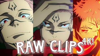 Sukuna 4K | Raw Clips | Jujutsu Kaisen | S2EP15 ( Anime Raw Clips )