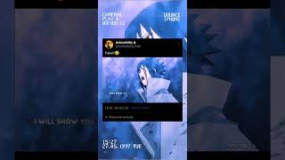 [Sasuke says kakashi is fake 😂][Naruto Shippuden]#shorts