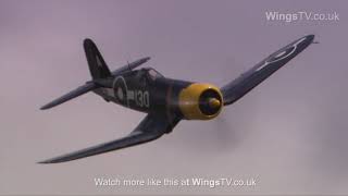 Chance Vought F4U Corsair LOUD flybys