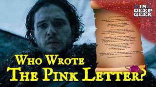 Who wrote the Pink Letter?