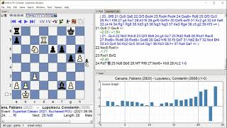 Caruana, Fabiano   Lupulescu, Constantin, Superbet Classic 2021, Round 2 1