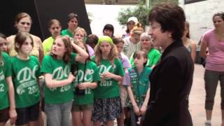 Senator Collins Welcomes Maine Girl Scouts to DC