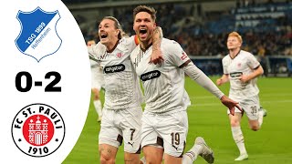 TSG Hoffenheim 0-2 St Pauli Highlights | Bundesliga 2024/2025