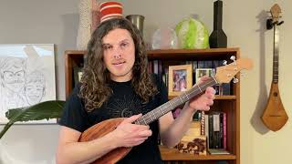 Holding The Lute Dulcimer