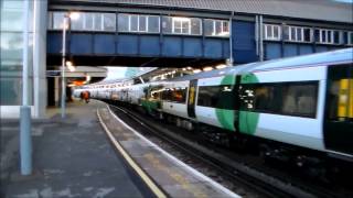 HD 377620 and 377611 Depart Clapham Junction for Epsom