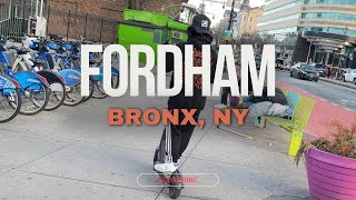 Walking, Fordham Road