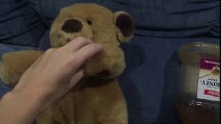 Me Feeding my Teddy Bear Honey (for Jack Kotler)