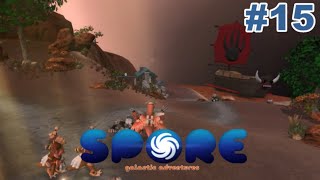 Lets play spore Galactic Adventures - Part 15 - Protecting the Priest of spode.