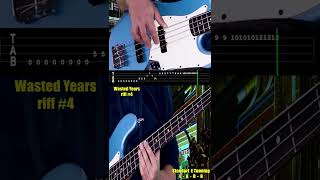 Iron Maiden - Wasted Years riff 4 slow  #shorts