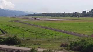 Far sight... - Wings Air ATR 72-600 Takeoff from Pattimura Airport, Ambon.