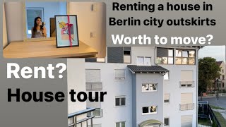 Renting house in Berlin city outskirts | German house tour | Rent? Worth staying  far away ?Find out