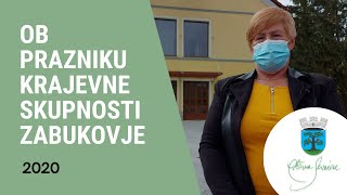 Ob prazniku krajevne skupnosti Zabukovje 2020