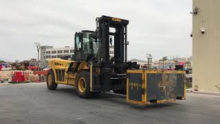 #25ton #electric #forklift #lithium #ion #portequipment #logistics #steel #factory #transportation