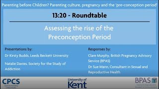 Roundtable discussion: Assessing the rise of the preconception period