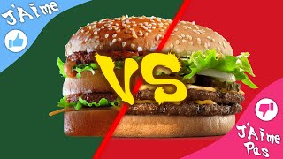 📢 [Versus] Qui est le Meilleur ? : ( 1 pour Big Mac ) 🆚 ( undefined pour Big King )