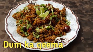 Dum ka qeema recipe.sabut masalon se banaen mazedaar qeema.