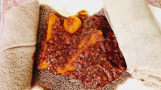 የፆም ምግብ ድንች ቀይ ወጥ አስራር Ethiopian food @zedkitchen