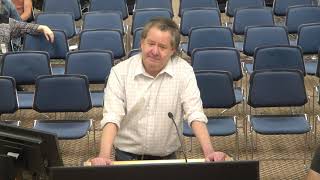 Jim Austad Addresses County Board