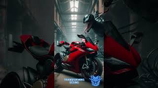 Rise of  Hybrid Fusion SuperheroesDucati Panigale V4 Venom Hybrid