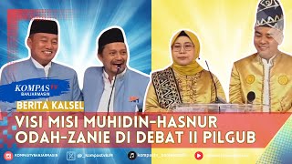 Visi Misi Paslon Odah dan Muhidin di Debat Pilgub 2024 Kedua