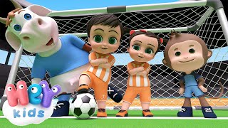 Fotbal noi jucam! ⚽ Cantec pentru copii | HeyKids