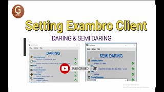 Cara setting exambro daring dan semi daring