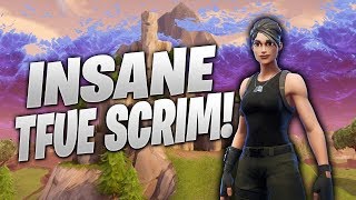 INSANE ENDING IN TFUE SCRIM! (Fortnite: Battle Royale)