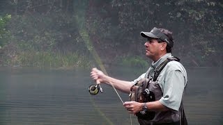 Fly fishing with Brad and Jon, Rockbridge Trout Ranch