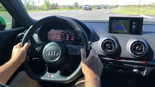 Porsche Green Audi S3 Driving Video