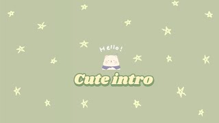 cute intro template for *SHY YOUTUBER* | ( minimal + simple)| free to use