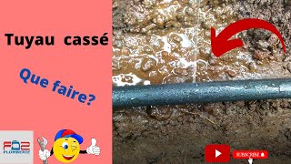 comment coller un tuyau PVC