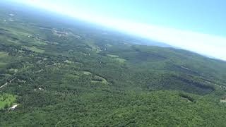 Soaring about 700 feet over cliffs, June 8, 2019.