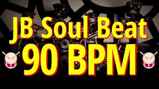 90 BPM - James Brown style Soul Beat #1 - 4/4 #Drumbeat #Drumtrack Soul Beat 🥁🎸🎹🤘