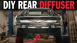 DIY Carbon Fiber Diffuser for The Tesla Swapped 240Z | The Legacy (17)